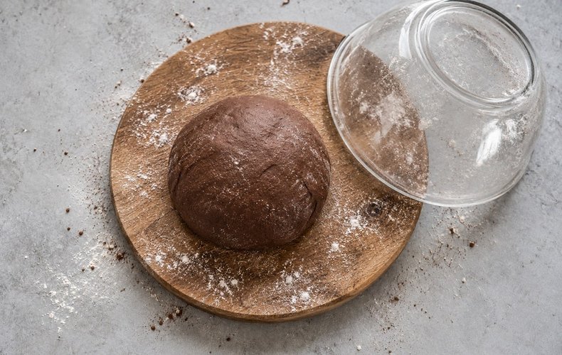 Tagliatelle de cacao caseras: paso 2