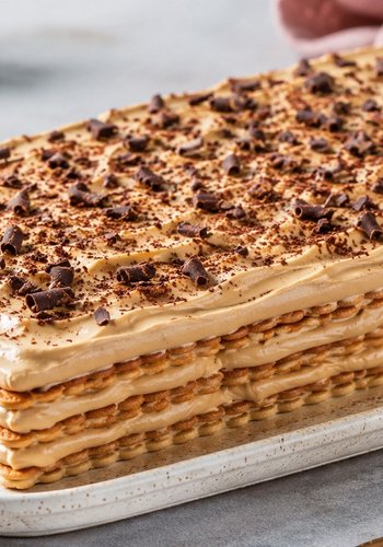 Receta Tarta mattonella de galletas al café