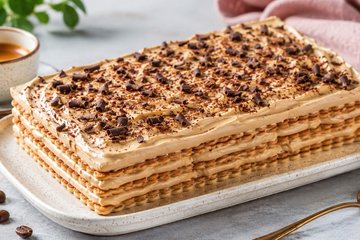 Receta Tarta mattonella de galletas al café
