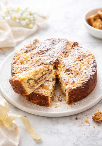 Receta Tarta de panettone para aprovechar las sobras