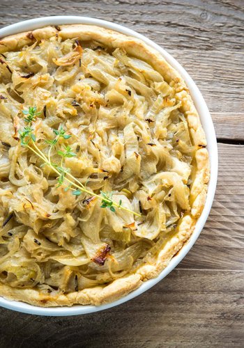 Receta Tarta salada de cebolla