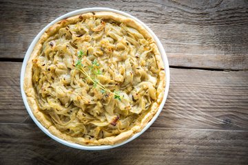 Receta Tarta salada de cebolla