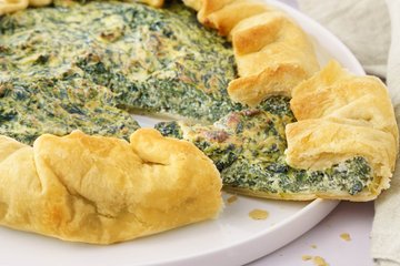 Receta Tarta salada de ricotta y espinacas