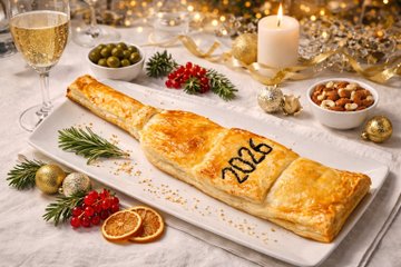 Receta Tarta salada de Nochevieja