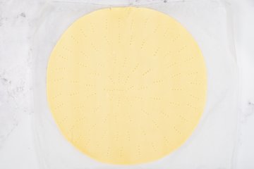 Preparación de la tarta salada rápida
