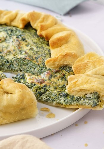 Receta Tarta salada de ricotta y espinacas