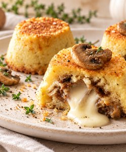 Receta Timbal de patata y champiñones