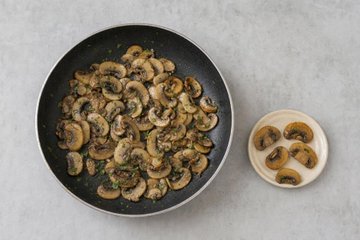 Timbal de patata y champiñones: paso 4