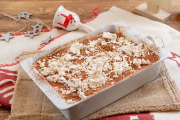 Receta Tiramisú de turrón de Navidad