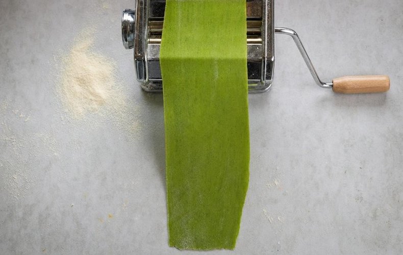 Tortelli verdes con ricotta y parmesano: paso 4