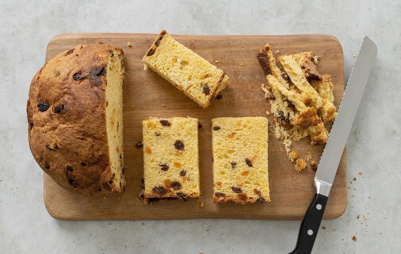 Tostadas francesas de panettone: paso 1