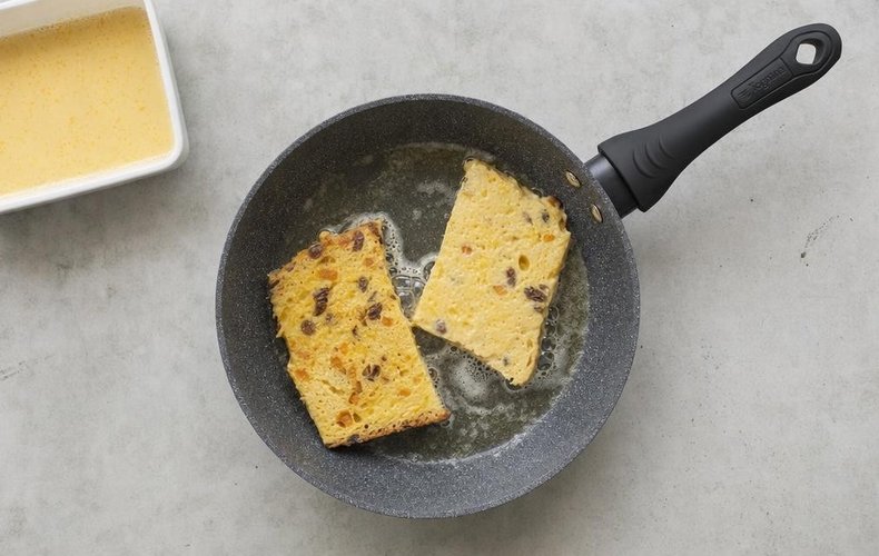 Tostadas francesas de panettone: paso 3