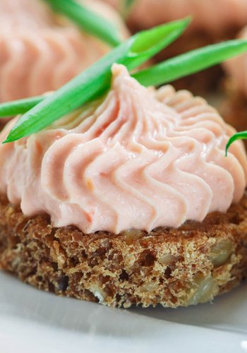 Receta Tostas con mousse de salmón