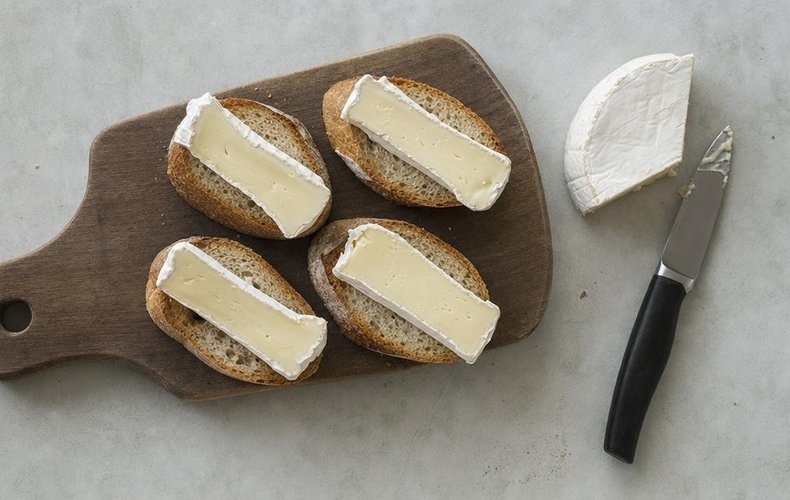 Tostas de champiñones y brie: paso 6