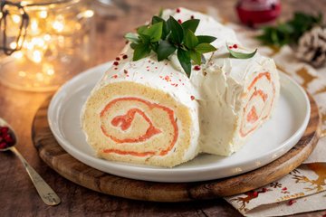 Receta Tronco de Navidad salado