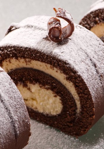 Receta Tronco de Navidad de tiramisú y Nutella