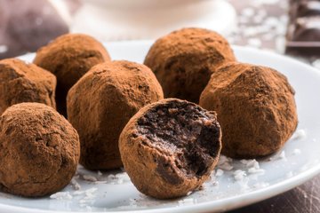 Receta Trufas de chocolate y ron