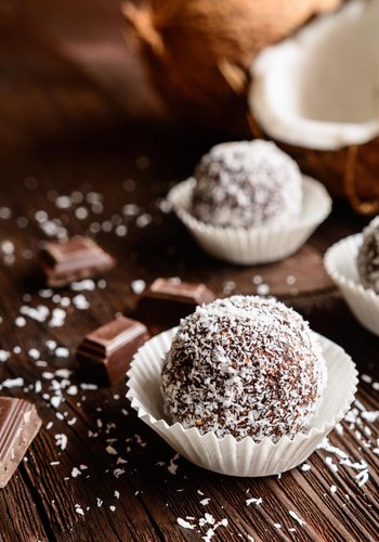 Receta Trufas de coco y cacao