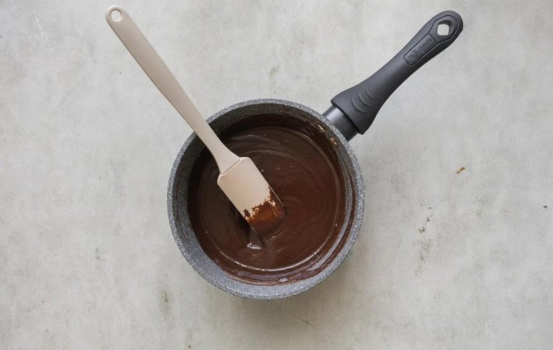 Trufas con corazón de avellana: paso 2