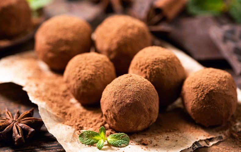 Receta de trufas de naranja y chocolate