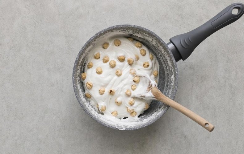 Turrón blando casero: paso 5