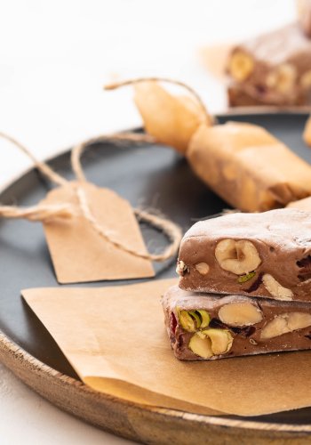 Receta Turrón blando de chocolate