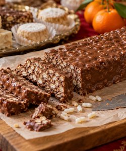 Receta Turrón de chocolate crujiente