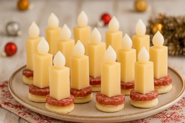 Receta Velitas saladas de Navidad