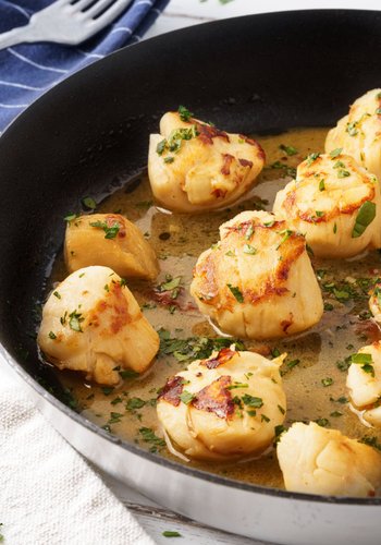 Receta Vieiras a la sartén