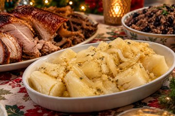 Receta Yuca con mojo