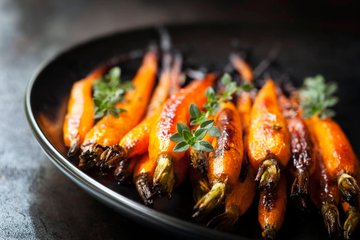 Receta Zanahorias baby glaseadas con tomillo
