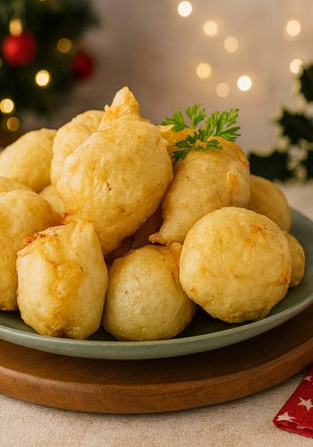 Receta Buñuelos de bacalao a la napolitana