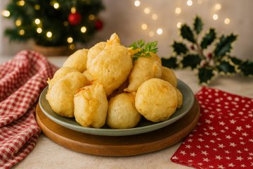 Receta Buñuelos de bacalao a la napolitana